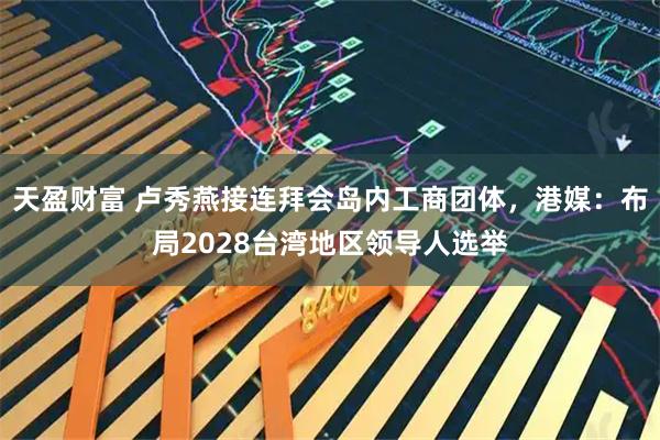 天盈财富 卢秀燕接连拜会岛内工商团体，港媒：布局2028台湾地区领导人选举
